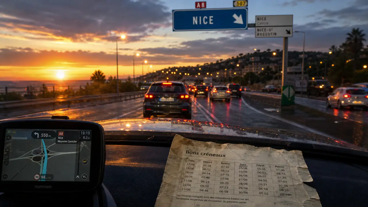 Circulation cote d azur : sorties A8 et trajet Avignon-Le Lavandou