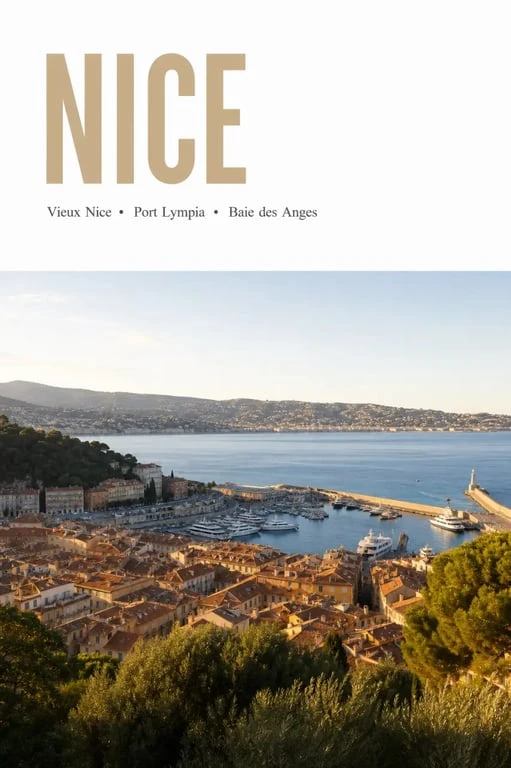 Visiter Nice en petit train vers la colline du Château et le vieux Nice