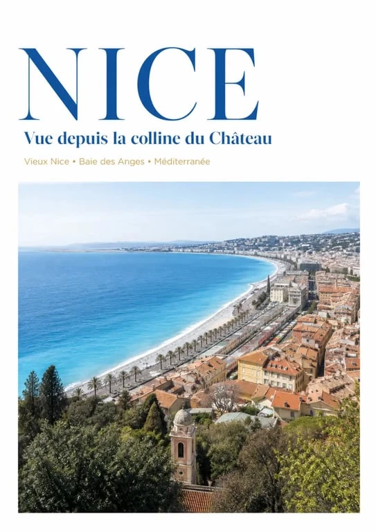 Vieux Nice photos panorama depuis la colline du Château sur les toits et la baie des Anges