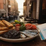 guide du routard nice restaurants : assiette niçoise au Vieux-Nice, spécialités et bonnes adresses
