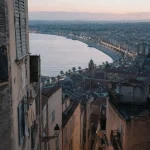 Histoire de Nice : Vieux Nice et Promenade des Anglais, vue au lever du jour