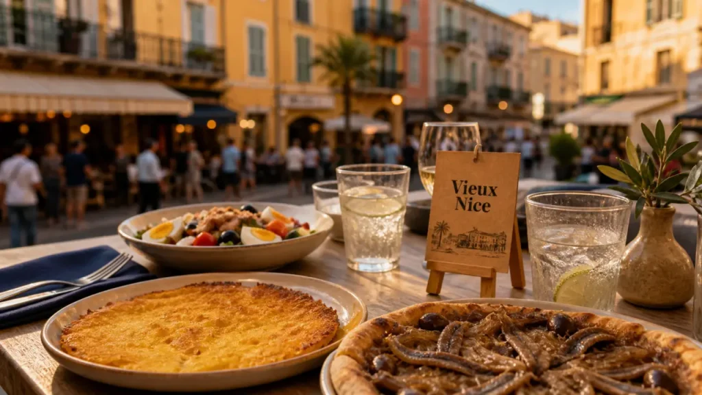 Les 10 meilleurs restaurants à Nice Côte d’Azur 2026 : Vieux Nice, socca et salade niçoise en terrasse