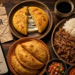 Nice Colombian Restaurants : arepa, empanadas et bandeja paisa à Nice, vue de dessus