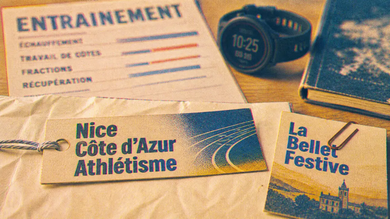 nice cote d azur athletisme, Bellet Festive sur flyer