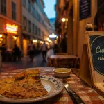 Nizza ristoranti à Nice : socca niçoise croustillante en Vieille Ville