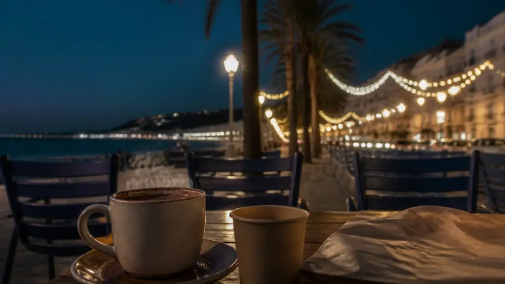 noel cote d azur à Nice : promenade, mer d’hiver et illuminations
