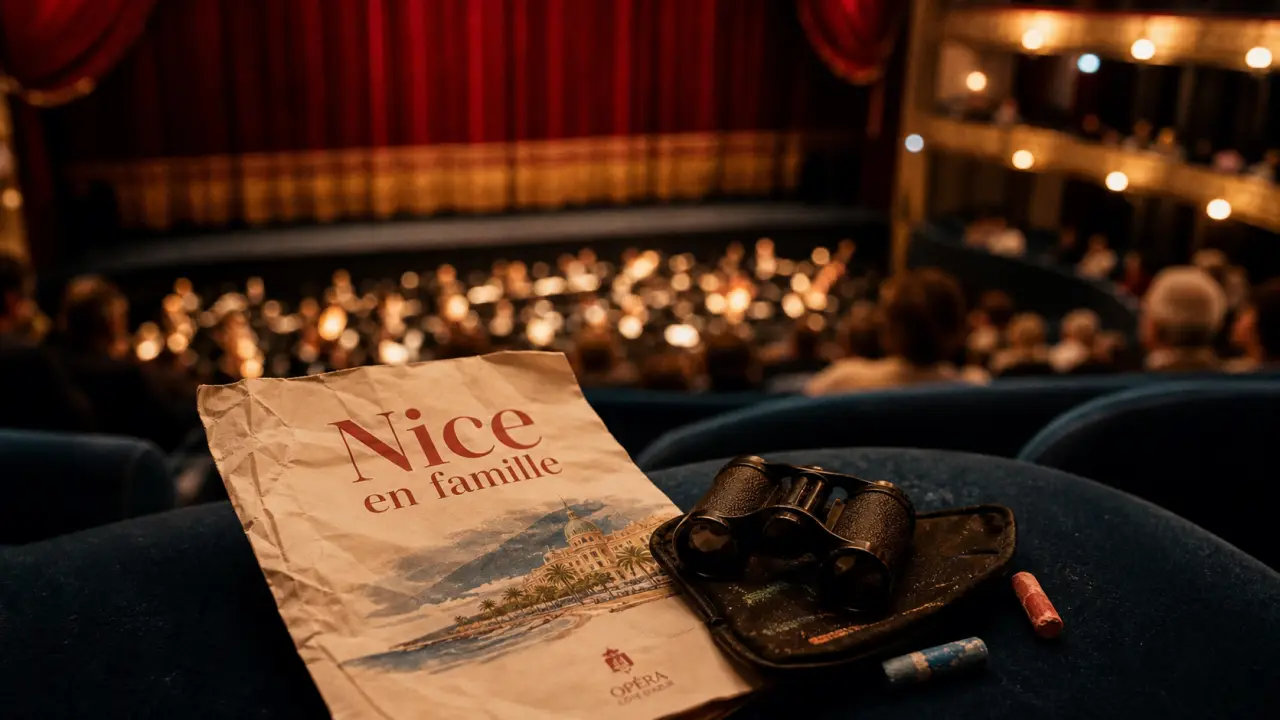 Opera en famille Nice : programme et jumelles au fauteuil