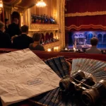 Opera en famille Nice : loge, programme et scène rouge du théâtre