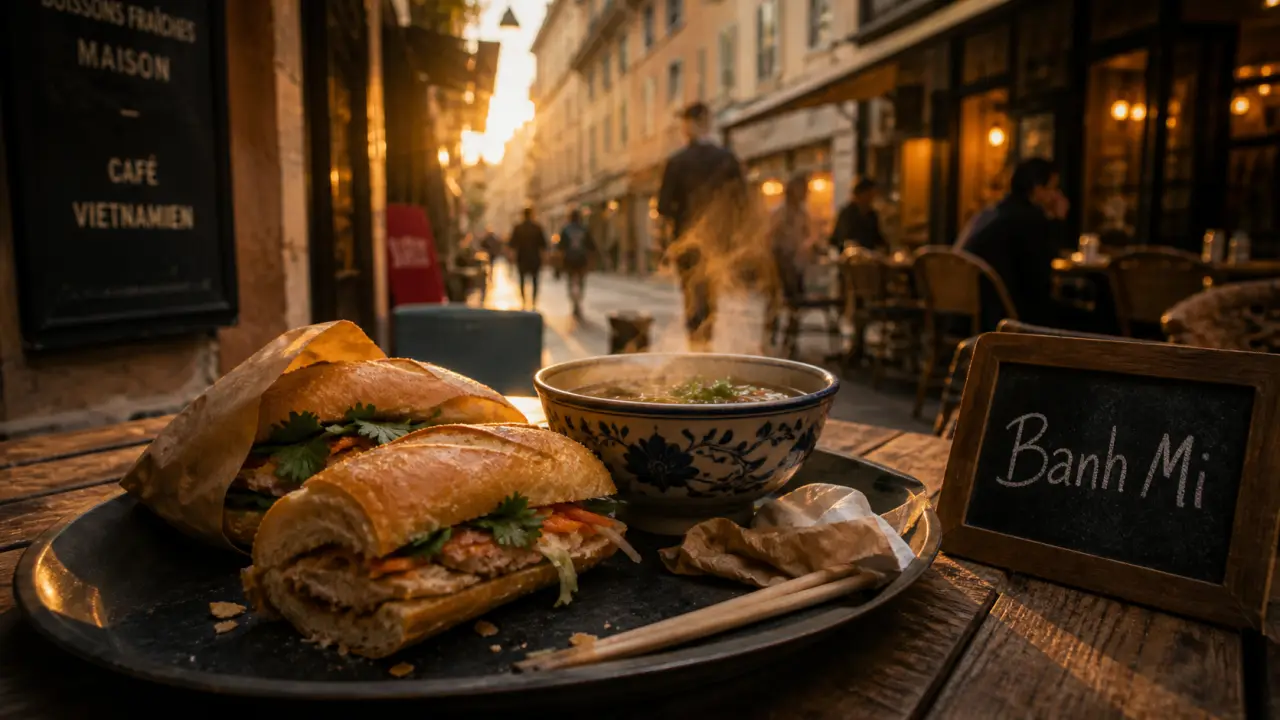 Restaurants chinois Nice : street food vietnamienne, ambiance golden hour