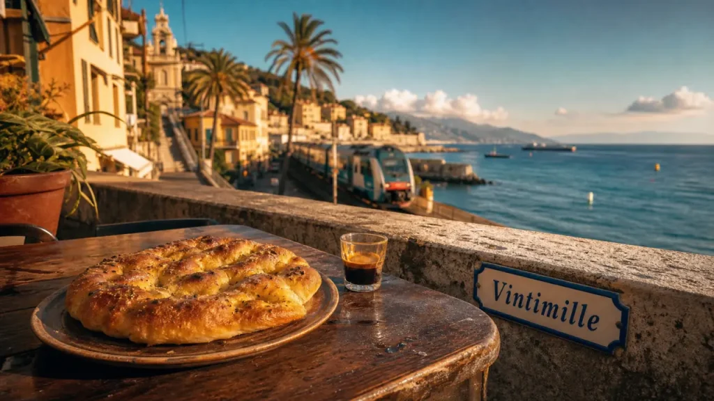 Villes italiennes proches de Nice : Vintimille, quai et train vers la frontière