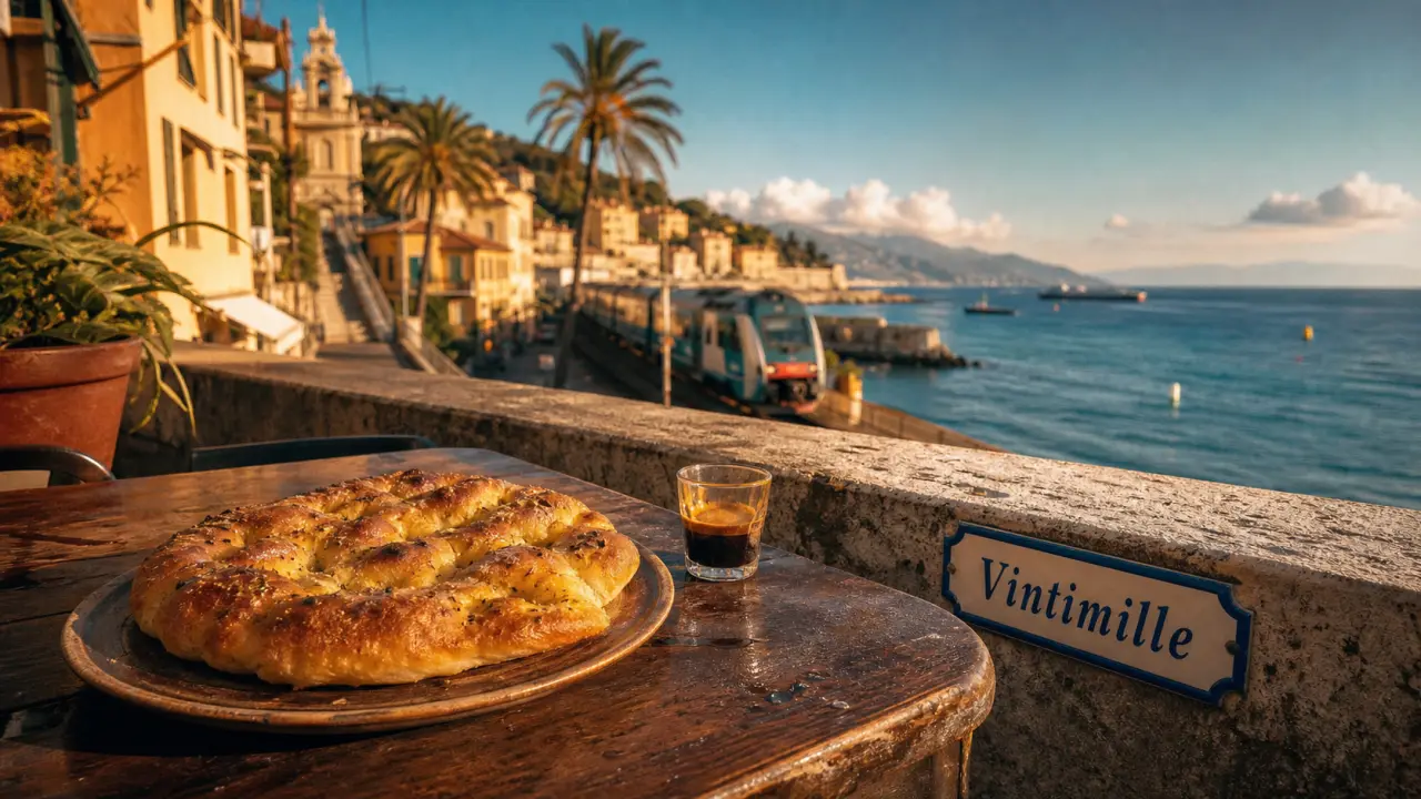 Villes italiennes proches de Nice : Vintimille, quai et train vers la frontière