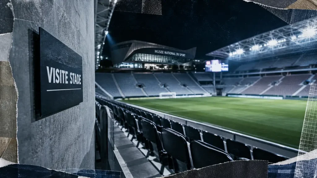 Visiter le stade de Nice : tribunes Allianz Riviera et pelouse