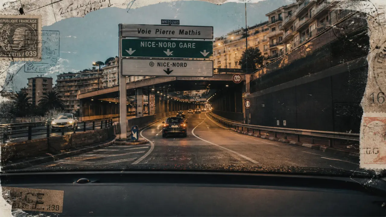 Voie Mathis Nice sorties : choisir Nice-Nord ou tunnel Malraux pour la gare