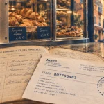 Ek vieux nice : SIREN sur fiche et registre de boulangerie
