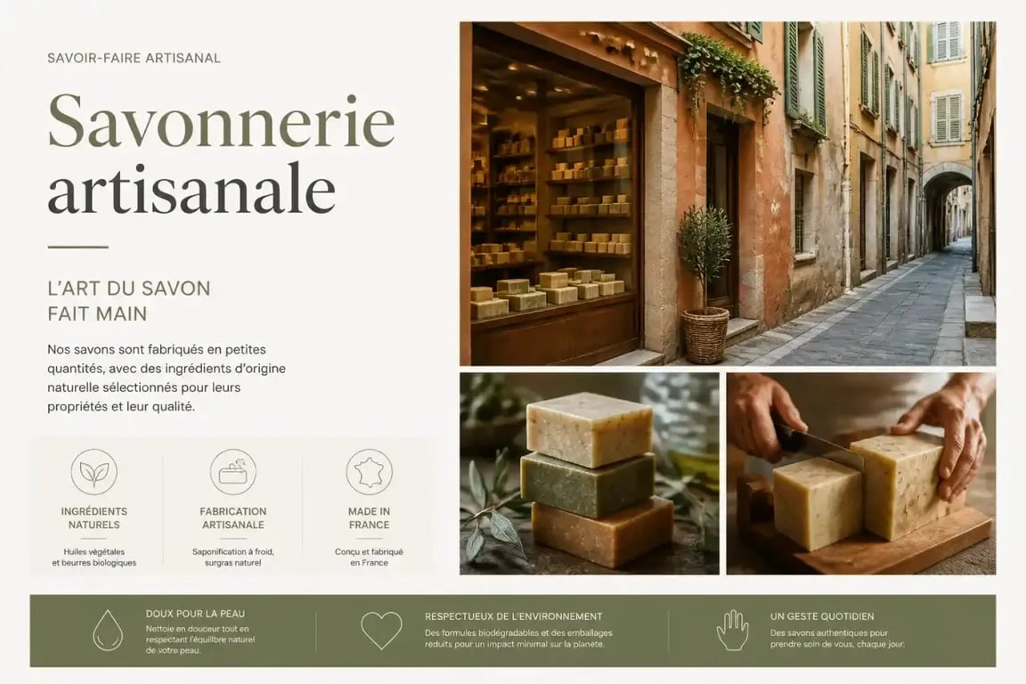 Savonnerie Vieux Nice dans une ruelle du centre historique