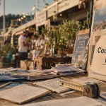 Foire cote d azur : table de brochures et repères de visite