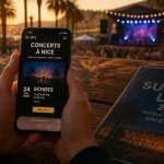 Gigs in Nice France : page concerts dates et billets sur téléphone