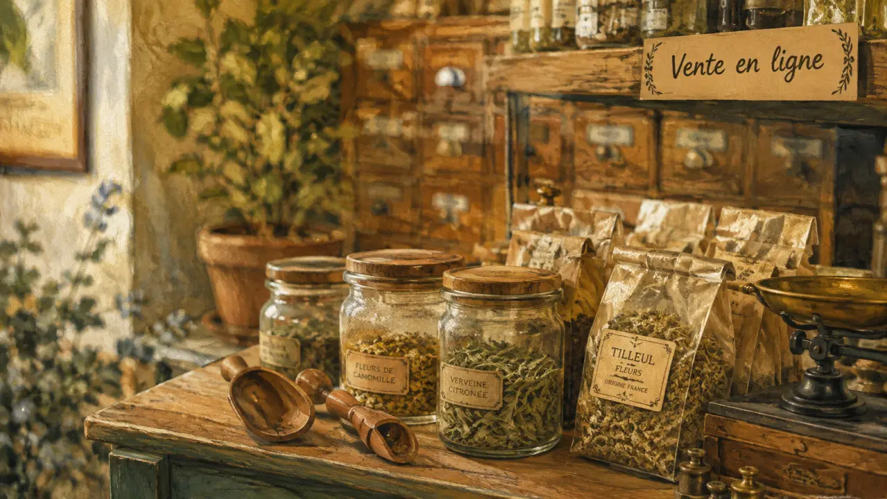 Herboristerie du vieux nice : plantes en vrac, bocaux et vente en ligne