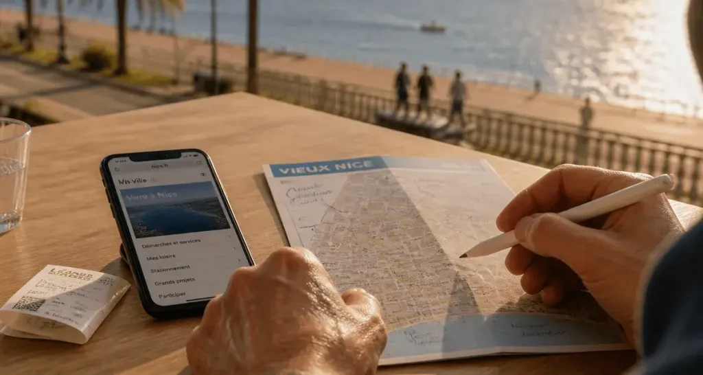 nice fr : smartphone, plan et démarches à Nice, Méditerranée et Haut-Pays