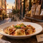 Ravioli vieux nice dans une ruelle du Vieux-Nice