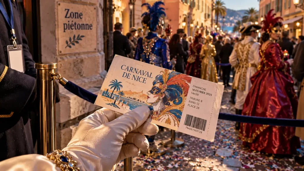 Carnaval de nice payant : billet et contrôle d’entrée
