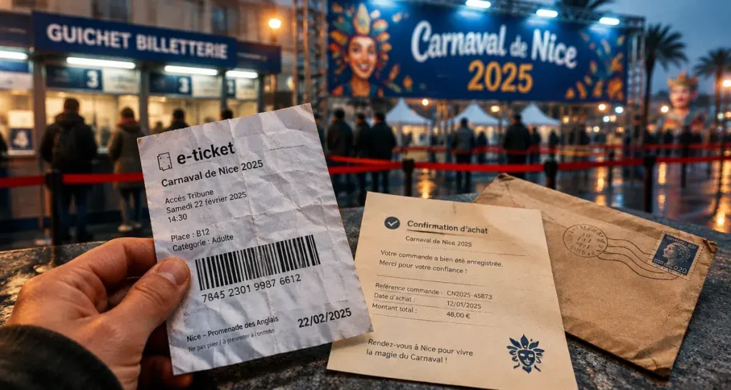 Carnaval de Nice 2025 billetterie : e-ticket et tarifs archivés