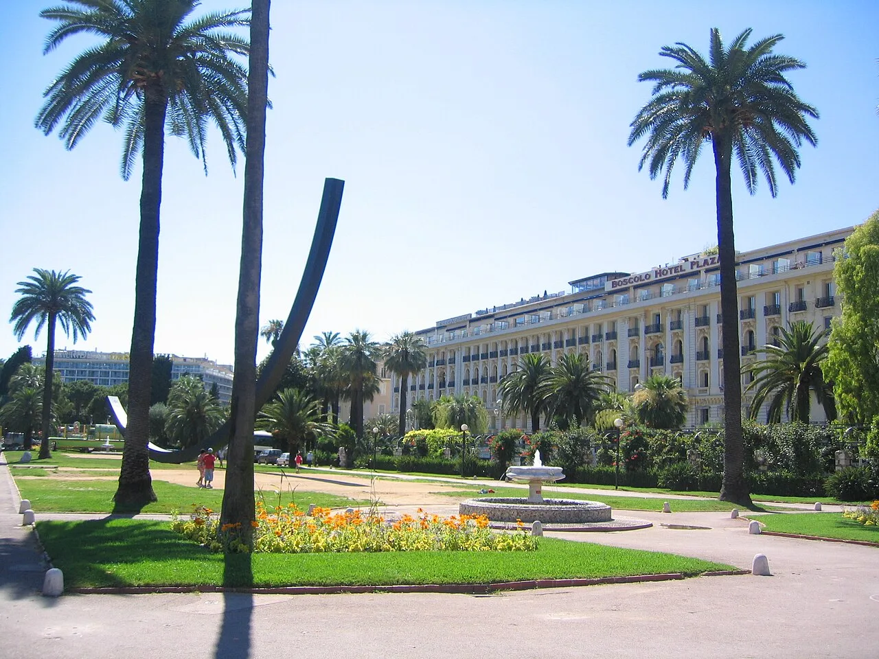 L’esplanade du Jardin Albert Ier